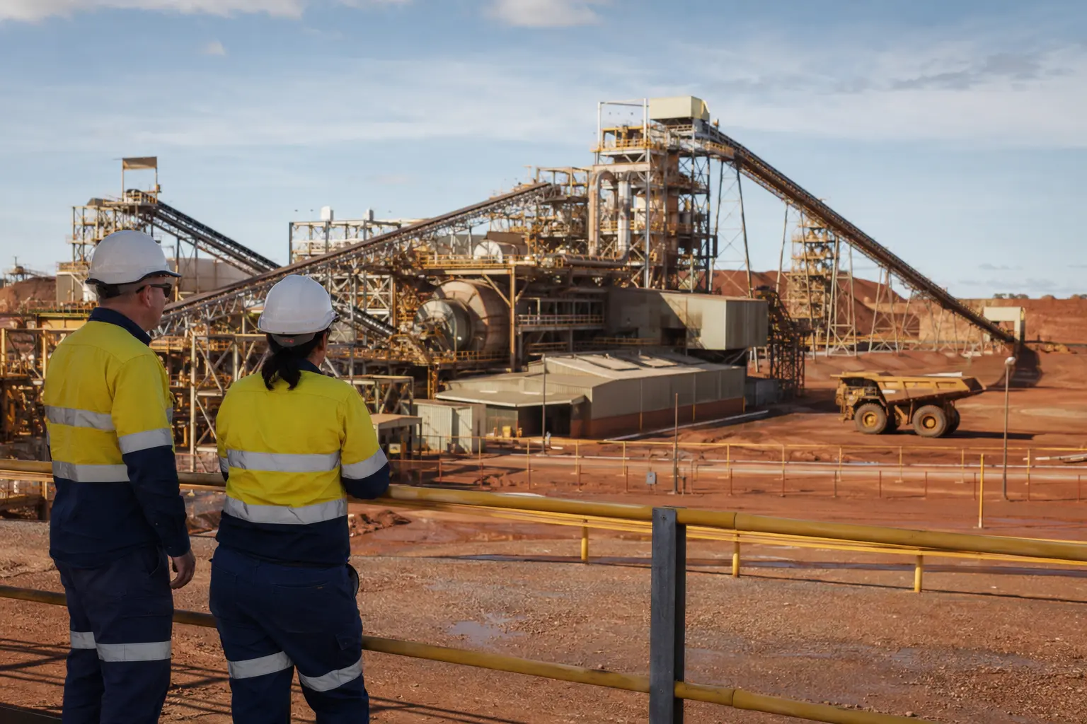Modern resources operation in regional Western Australia.
